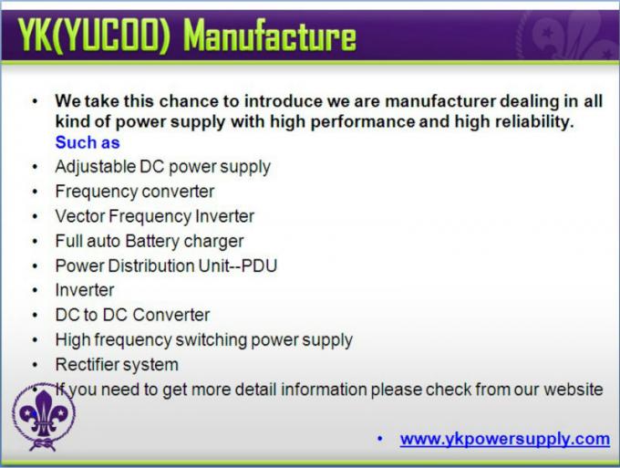YUCOO imalatı - güç kaynağı