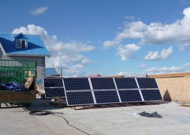 Güneş Enerjili Çatı Panelleri ile Endüstriyel Açma / Kapama Izgarası Hibrit Güneş Enerjisi Sistemi