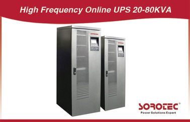 Üç faz 380V AC 20, 40, 80 KVA yüksek frekans online UPS ile RS232, AS400, RS485