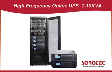 Dağı 1 Rack - UPS voltaj ayarı ile çevrimiçi 10 KVA Saf Yüksek Frekans 220 230 240 V