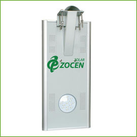 6500K 15W LED 4-5m Entegre Güneş Paneli Sokak Lambaları Ana / Özel Yolu İçin