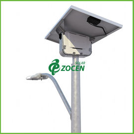 IP65 20W Enerji Tasarruflu LED Güneş Paneli Sokak Işıkları 5M Q235 Kutuplu