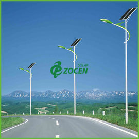 IP65 20W Enerji Tasarruflu LED Güneş Paneli Sokak Işıkları 5M Q235 Kutuplu