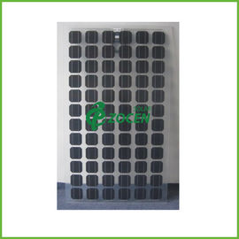 180W Temperli Cam Çift Cam Güneş Paneli 125 * 125mm Mono - Ev İçin Kristal