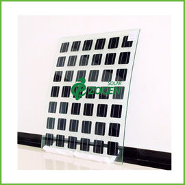 Şeffaf BIPV Çift Cam Monokristal Güneş Modülü 265 Watt BV / ISO