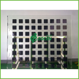 Şeffaf BIPV Çift Cam Monokristal Güneş Modülü 265 Watt BV / ISO