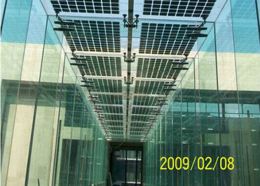 Siyah Özel Şekillendirilmiş 1000VDC Büyük Çift Cam Güneş Pili 1000 * 1700mm