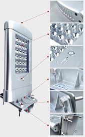 6m Yükseklik 12W Sıcak Beyaz Bridgelux IP66 Açık Entegre Güneş LED Sokak Lambaları