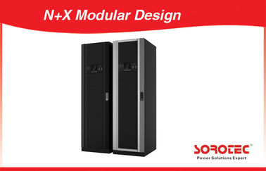LCD ekran 12 dil 10-300KVA için Modüler UPS 0.9 Güç Faktörü