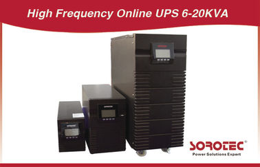 Geniş LCD N + N çevrimiçi 50Hz 4.2A 240VDC 10KVA / 8000W 110V UPS HP9116B