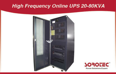 Üç - fazlı IGBT doğrultucu çevrimiçi ikiz - chiannel hat girişi 110V UPS 30KVA / 24kW