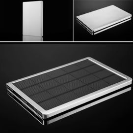 Taşınabilir Güç Bankası Solar Panel 5000mAh Hızlı iPhone için şarj, iPad Mini