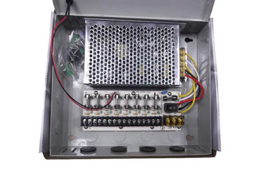 12V 5Amps CCTV Güç Kaynağı Kutusu 9 Kanal, CCTV Kamera Güç Kaynağı