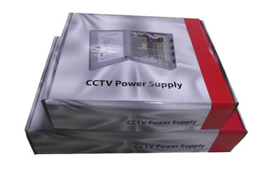 12VDC 300W CCTV Güç IP Kameralar, EN55011 Sınıf B için 50Hz / 60Hz Malzemeleri