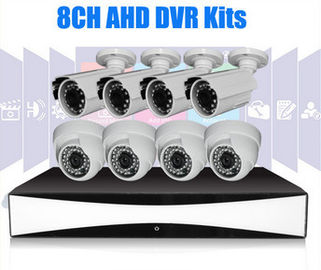 8 Kanallı Full HD CCTV DVR Seti 1280 x 720 1 Megapiksel CCTV Kameralar