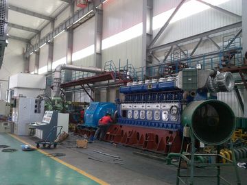 60MW Elektrik İstasyonu Jeneratör Santralı Ağır Yakıt Yağında 3 Fazlı Dizel Motor Çalıştırıldı