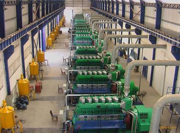 Ses geçirmez Dizel Jeneratörlü 10 * 2000kW 11kV Jeneratör Santrali