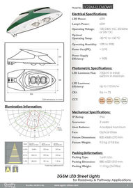 220V AC High Power LED sokak ışıkları sıcak beyaz, 3000 K 4500 K, 6500 K su geçirmez