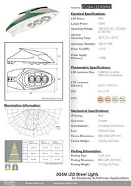 IP66 24V DC LED sokak lambası 110v 200v 230v, ışık yayan diyotlar
